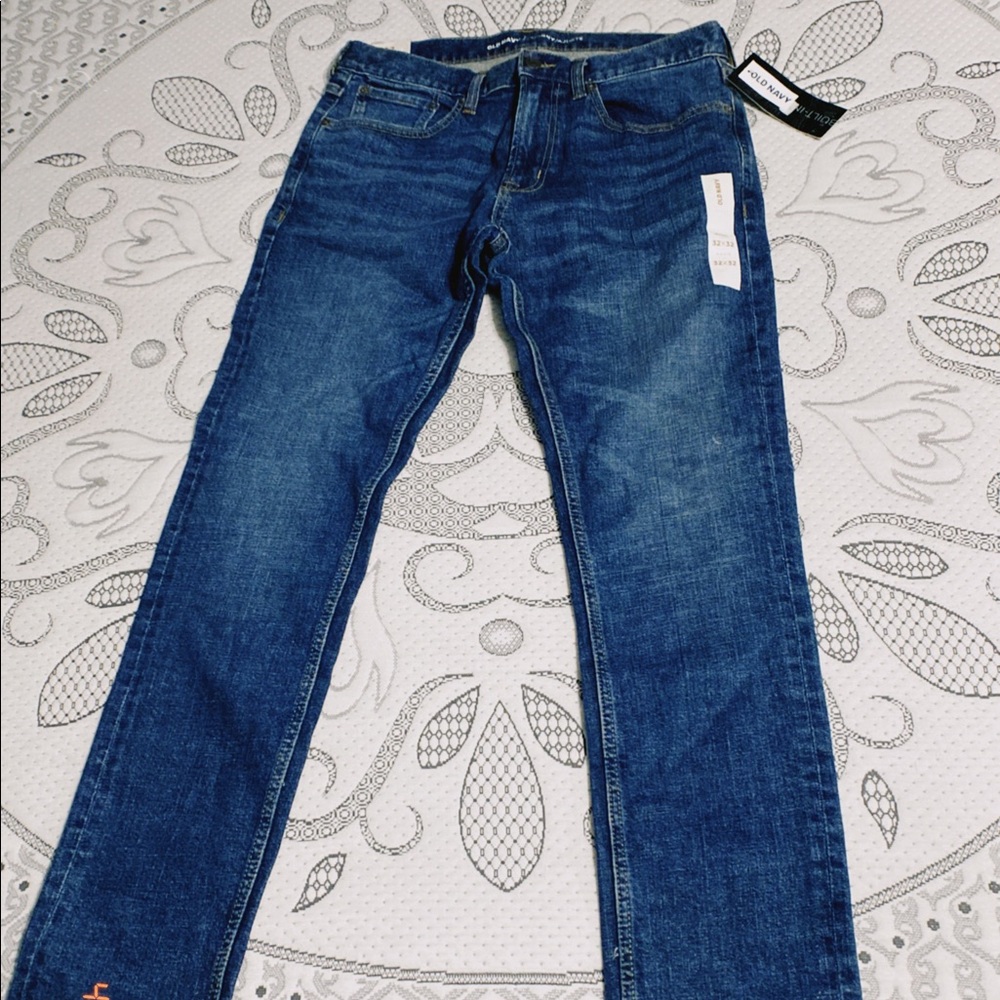 blue skinny jeans